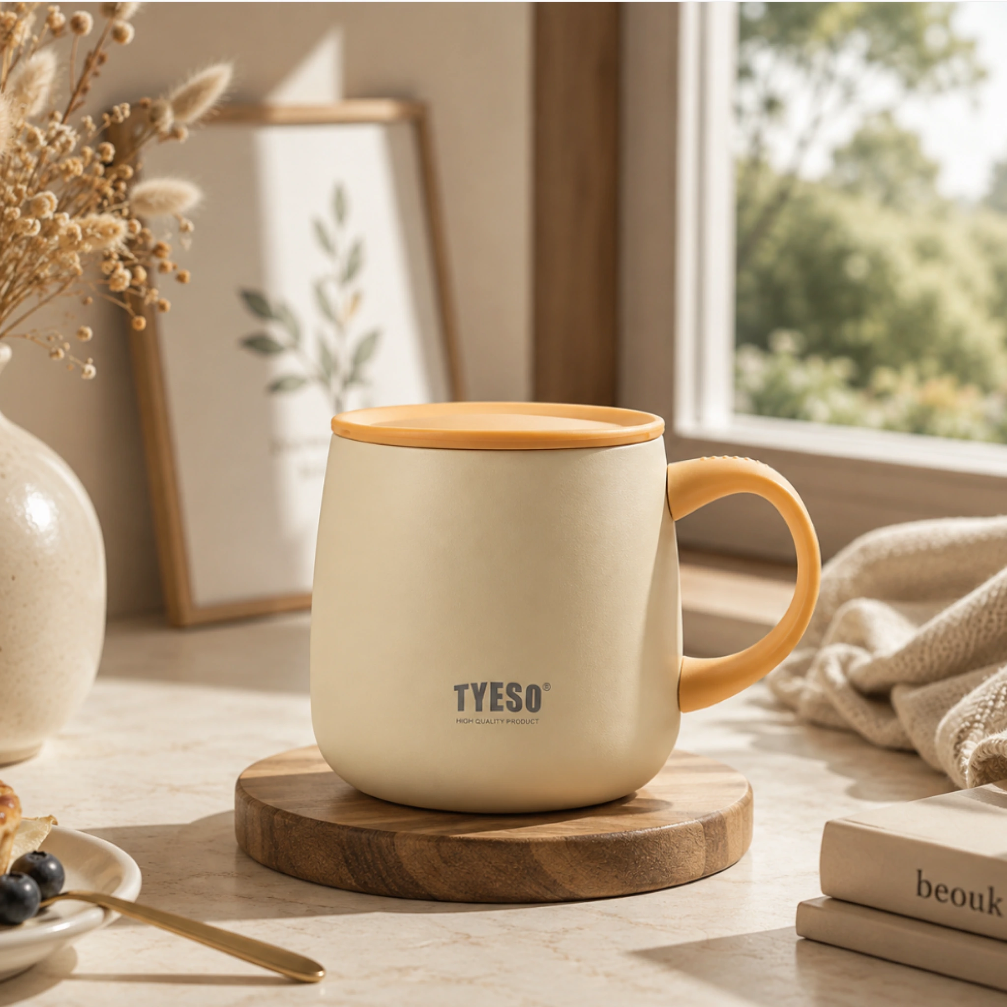 TYESO термокружка PALETTE Ceramic, 355 мл, цвет Оранжевый